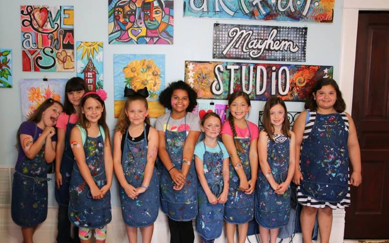 Artful Mayhem Studio Kids Craft Parties in Tarrant County Texas