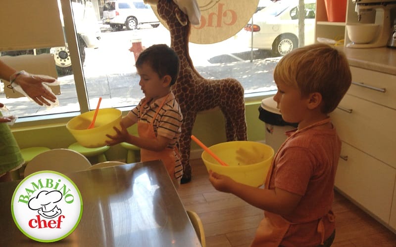 Bambino Chef cooking parties for children in Northeast NJ