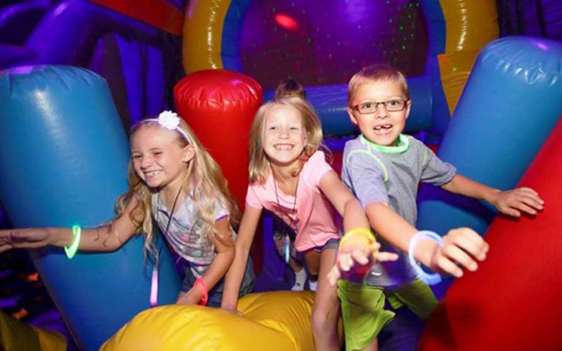 BounceU toddler birthday party places in Orange County California