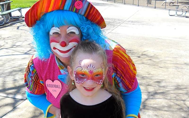 Budderball the Clown & Co party entertainers for hire in California