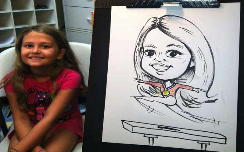 Caricatures by Rick for hire in Marlyand for kids parties