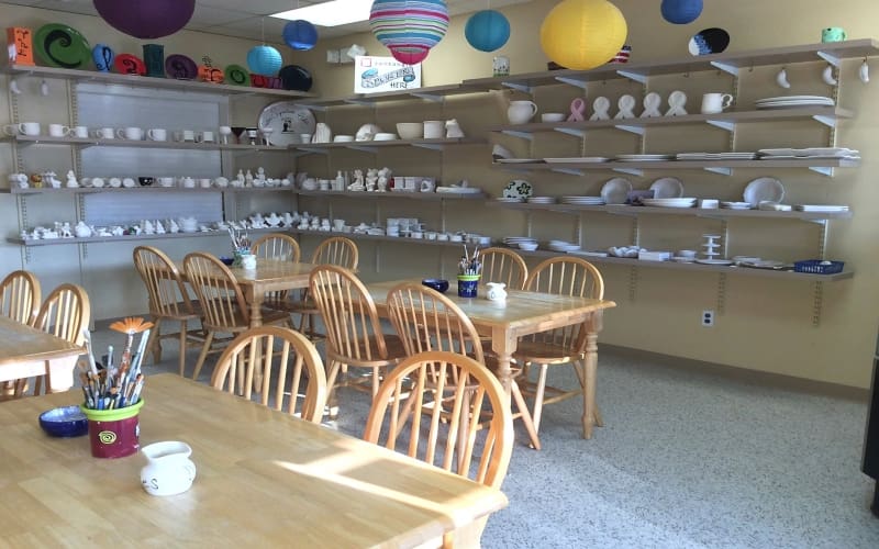 Clayground Children's Pottery Birthday Party in MA