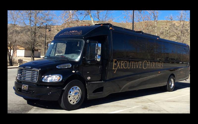Executive Charters & Limousine of Marin Party Bus rentals in Marin County California
