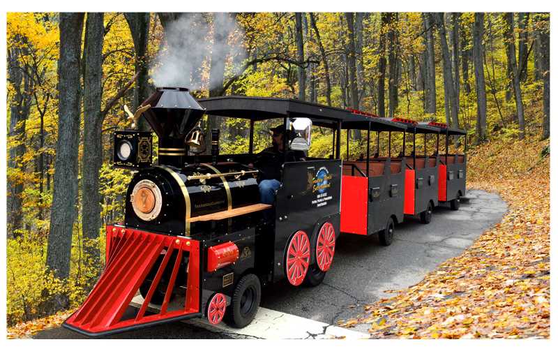 Fantasy World Entertainment trackless trains for rent in New Jersey