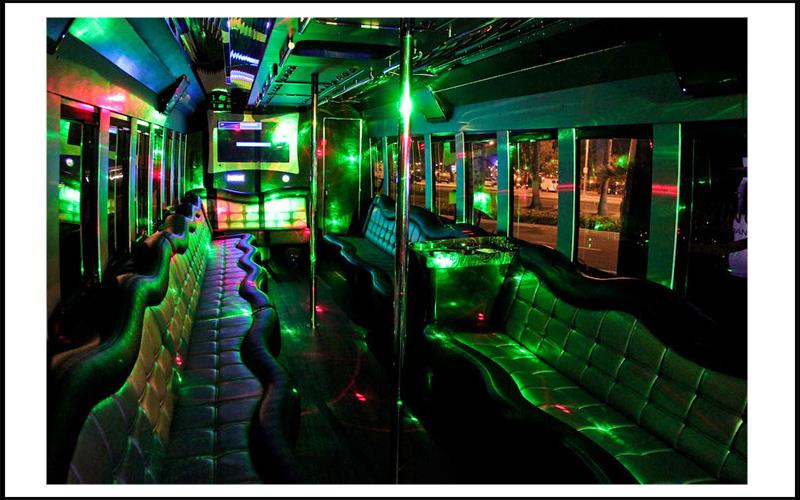 Hollywood Party Bus Rental a Party Bus in Los Angeles County California