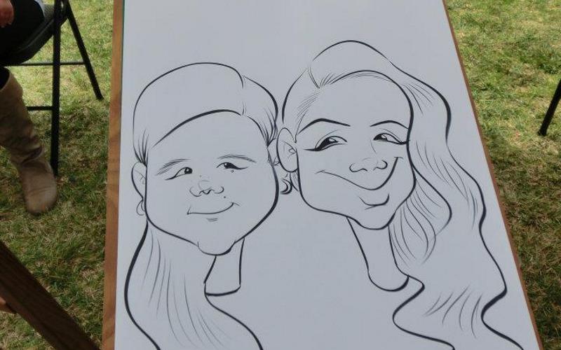 JK Expressions caricatures in San Diego County California