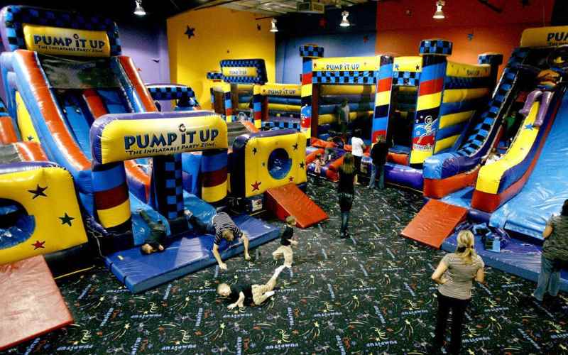 Pump it Up toddler birthday party places in Orange County California