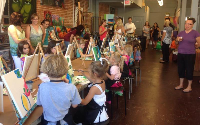 Purple Turtle Art Studio Creative Art Studio Party Places in Texas