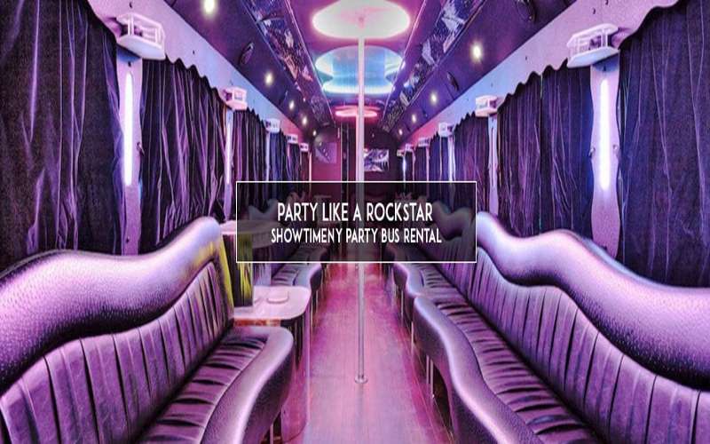 Showtimeny party bus rental in New York
