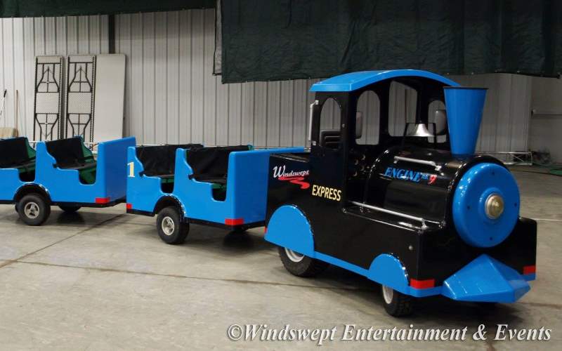 Windswept Entertainment And Events Trackless Train Rides for Kids Parties in PA