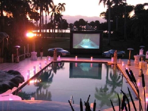 Palm Beach Outdoor Cinema Inflatable Movie Screen Rentals In Palm Beach County FL