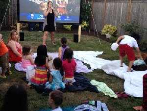 Tec Entertainment Inflatable Movie Screens for Kids Parties in Amherst NY  